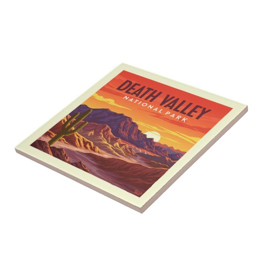 Nationaal Park  doodvallei Tegeltje (Zijkant)