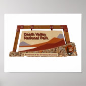 Nationaal Park Doodvalley Poster (Voorkant)
