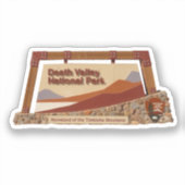 Nationaal Park Doodvalley Sticker (Voorkant)