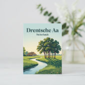 Nationaal Park Drentsche Aa Nederland Briefkaart (Staand voorkant)