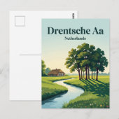 Nationaal Park Drentsche Aa Nederland Briefkaart (Voorkant / Achterkant)