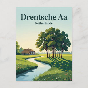 Nationaal Park Drentsche Aa Nederland Briefkaart