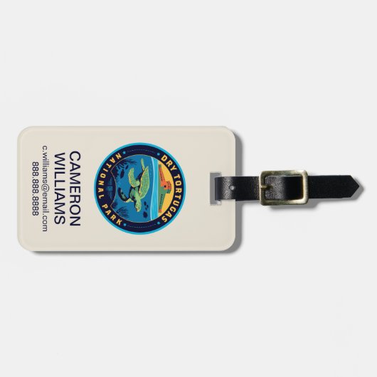 Nationaal park Dry Tortugas Bagagelabel (Voorkant horizontaal)