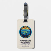 Nationaal park Dry Tortugas Bagagelabel (Achterkant verticaal)