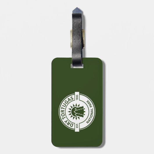 Nationaal park Dry Tortugas Bagagelabel (Achterkant verticaal)