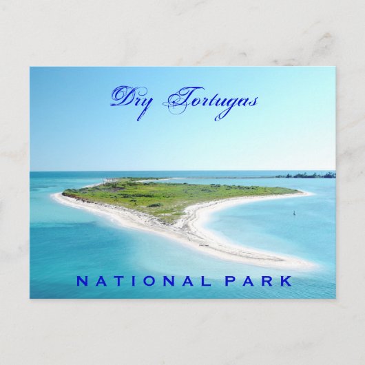 Nationaal park Dry Tortugas Briefkaart (Voorkant)