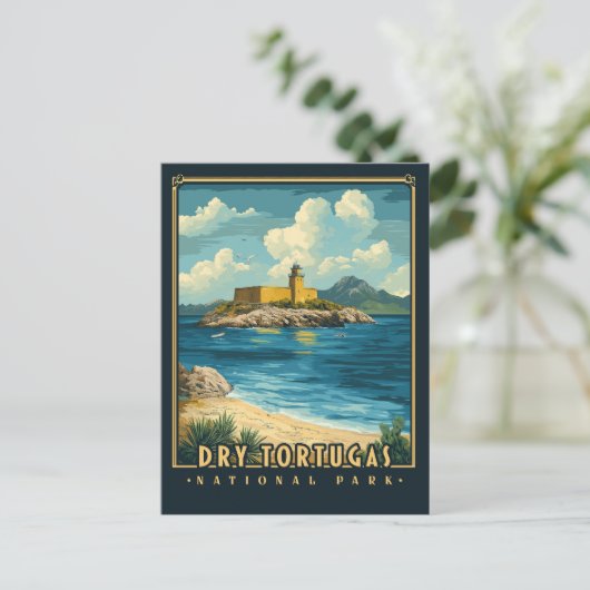 Nationaal park Dry Tortugas -  Briefkaart (Staand voorkant)