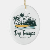 Nationaal park Dry Tortugas Keramisch Ornament (Rechts)