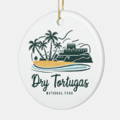 Nationaal park Dry Tortugas Keramisch Ornament (Links)