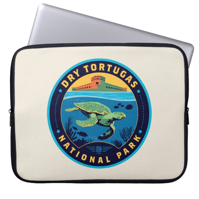 Nationaal park Dry Tortugas Laptop Sleeve (Voorkant)