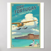 Nationaal park Dry Tortugas Litho Artwork Poster (Voorkant)