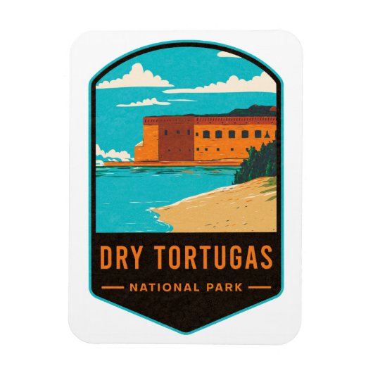 Nationaal park Dry Tortugas Magneet (Verticaal)