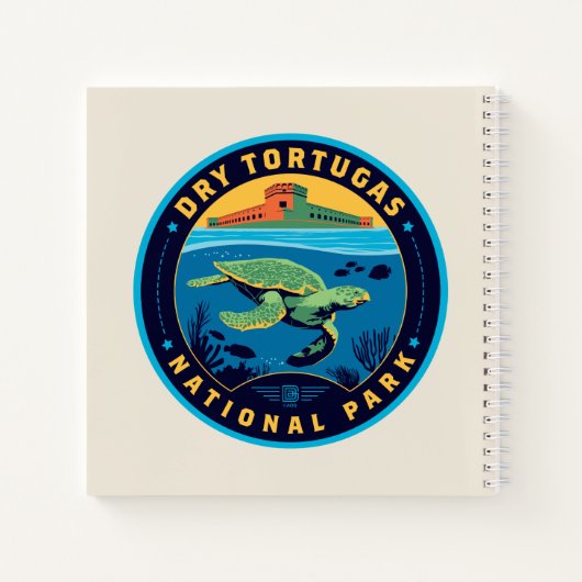 Nationaal park Dry Tortugas Notitieboek (Achterkant)
