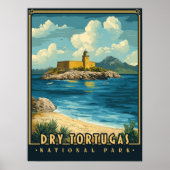Nationaal park Dry Tortugas - Poster (Voorkant)
