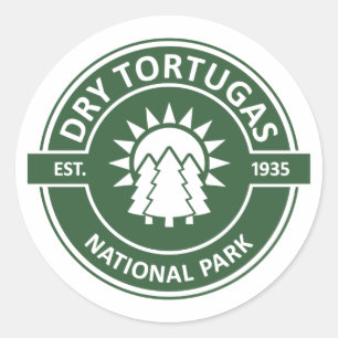 Nationaal park Dry Tortugas Ronde Sticker