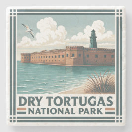 Nationaal park Dry Tortugas Stenen Onderzetter