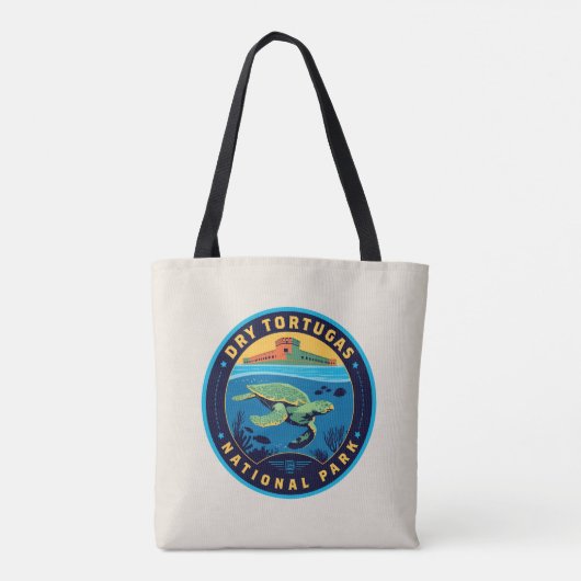Nationaal park Dry Tortugas Tote Bag (Achterkant)