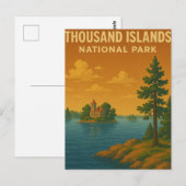 Nationaal Park Duizenden eilanden Briefkaart (Voorkant / Achterkant)