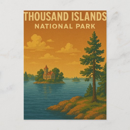 Nationaal Park Duizenden eilanden Briefkaart (Voorkant)