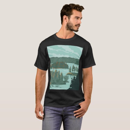 Nationaal Park Duizenden eilanden T-shirt (Voorkant volledig)