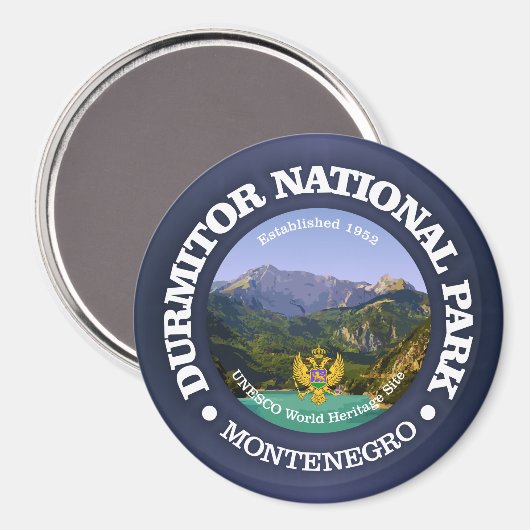 Nationaal park Durmitor Magneet (Voorkant / Achterkant)