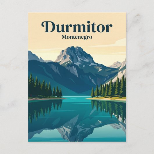 Nationaal park Durmitor Montenegro Briefkaart (Voorkant)