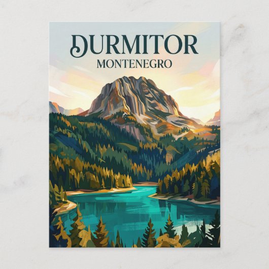 Nationaal park Durmitor Montenegro Briefkaart (Voorkant)