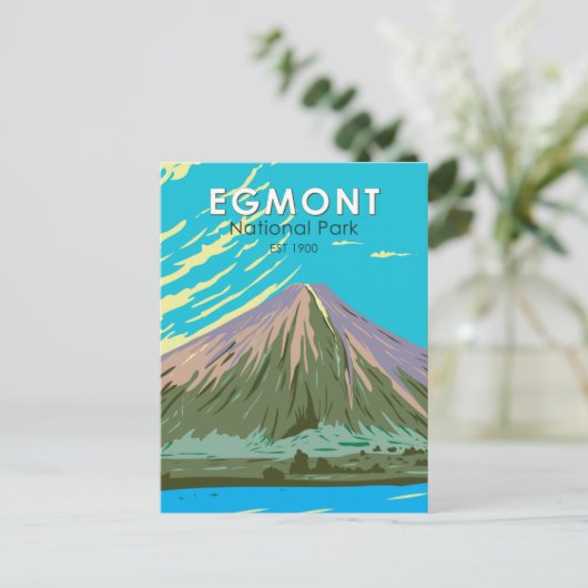 Nationaal Park Egmont Nieuw-Zeeland  Briefkaart (Staand voorkant)