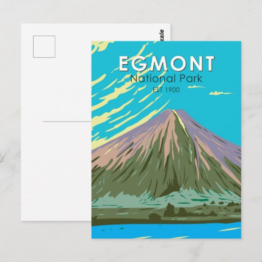 Nationaal Park Egmont Nieuw-Zeeland  Briefkaart (Voorkant / Achterkant)