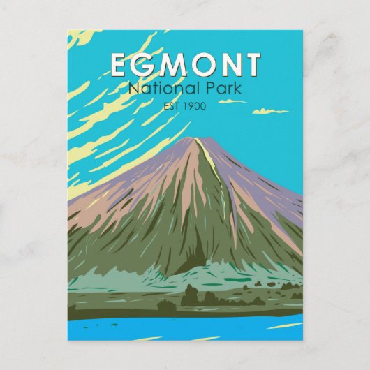 Nationaal Park Egmont Nieuw-Zeeland  Briefkaart (Voorkant)