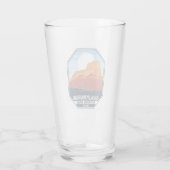 Nationaal park El Capitan Retro Glas (Achterkant)