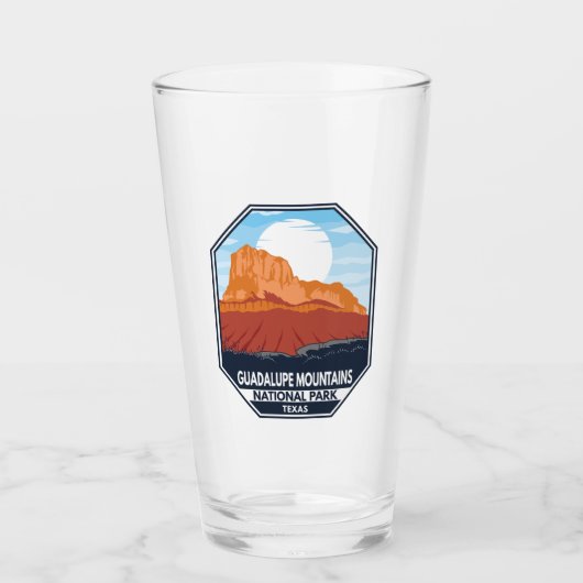 Nationaal park El Capitan Retro Glas (Voorkant)