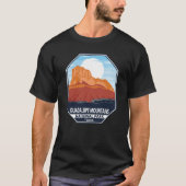 Nationaal park El Capitan Retro T-shirt (Voorkant)