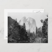 Nationaal park El Capitan ~ Yosemite 1866 Briefkaart (Voorkant / Achterkant)