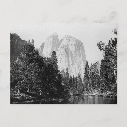 Nationaal park El Capitan ~ Yosemite 1866 Briefkaart (Voorkant)