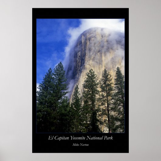 Nationaal park El Capitan Yosemite Poster (Voorkant)