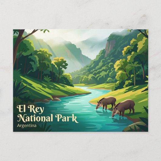 Nationaal park El Rey Argentinië Briefkaart (Voorkant)