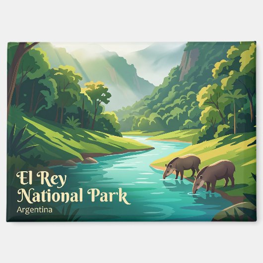 Nationaal park El Rey Argentinië Magneet (Voorkant)