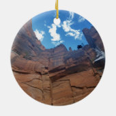 Nationaal Park Emerald pools Weeping Rock Zion Ornament (Achterkant)