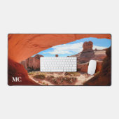 Nationaal park en monogram van Arches Bureaumat (Keyboard & Muis)