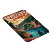 Nationaal park en natuurgebied New River Gorge Magneet (Rechterzijde)