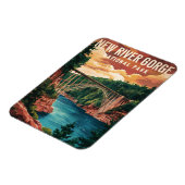 Nationaal park en natuurgebied New River Gorge Magneet (Linkerzijde)