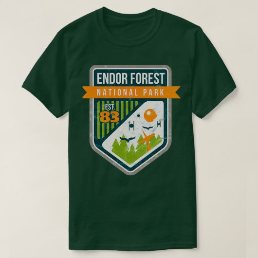 Nationaal Park Endor Forest Park 2 T-shirt (Design voorkant)