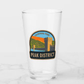 Nationaal Park Engeland van het district Peak Glas (Voorkant)