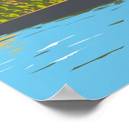 Nationaal Park Engeland van het district Peak  Poster (Hoek)