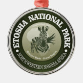 Nationaal park Etosha Metalen Ornament (Voorkant)