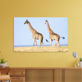 Nationaal park Etosha, Namibië Canvas Afdruk (Insitu (Woonkamer))