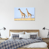Nationaal park Etosha, Namibië Canvas Afdruk (Insitu (Slaapkamer))