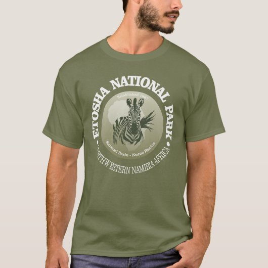 Nationaal park Etosha T-shirt (Voorkant)