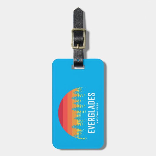 Nationaal park Everglades Bagagelabel (Voorkant verticaal)
